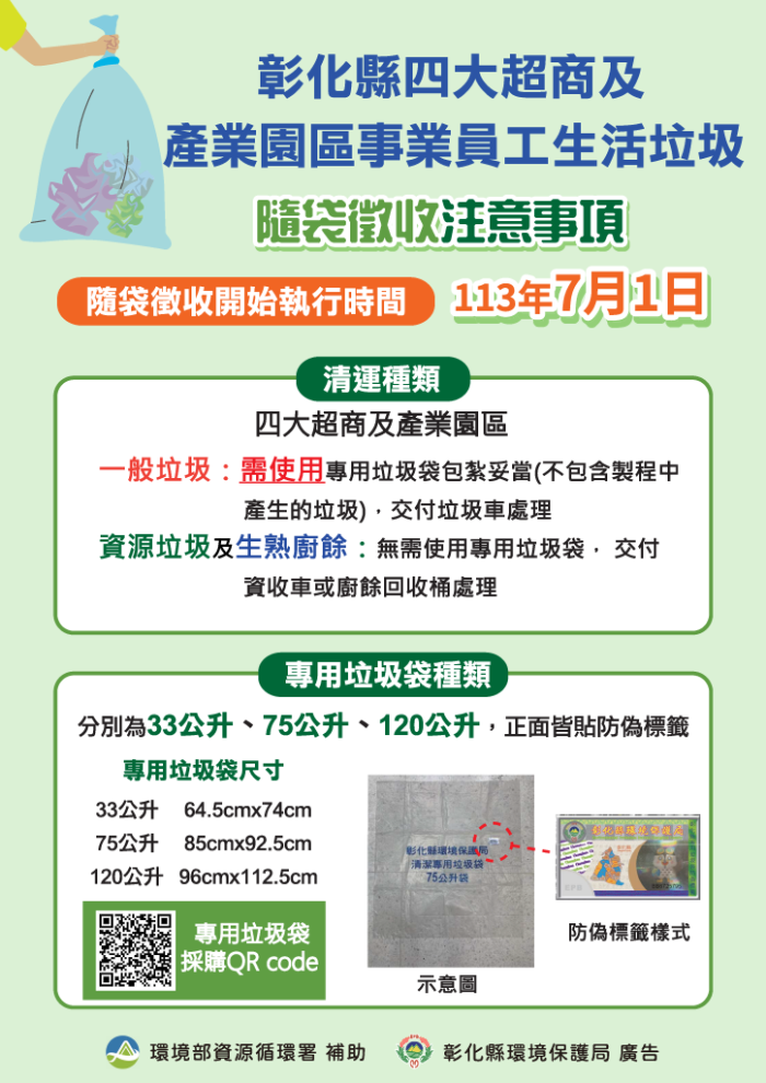 隨袋徵收注意事項