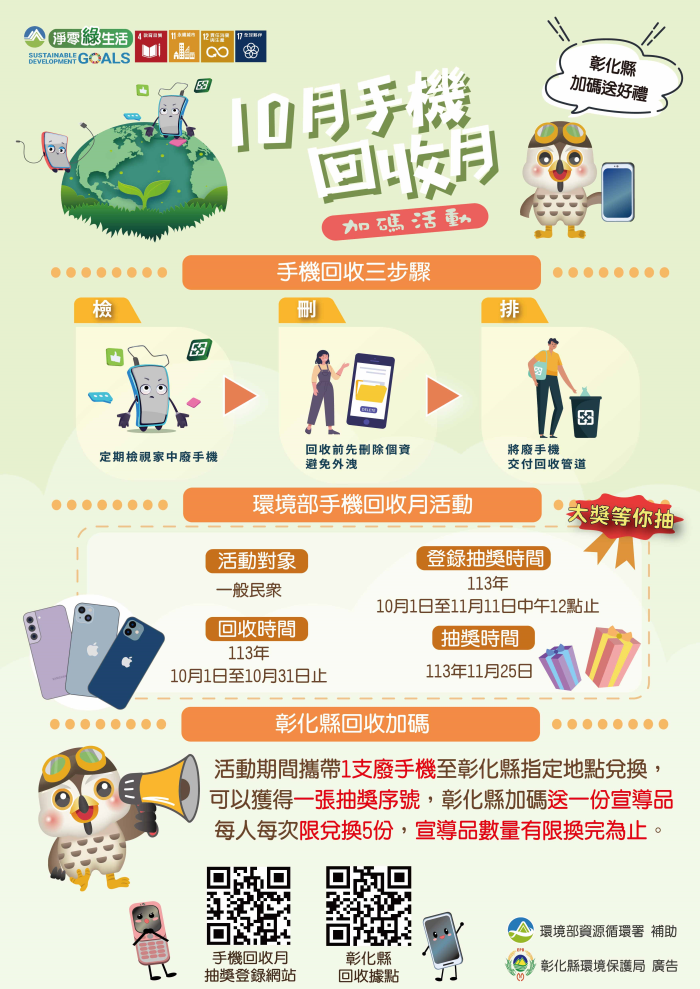 手機回收月海報-彰化