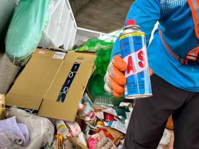 瓦斯罐請排空後交付資收車