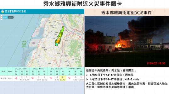 1150423秀水鄉火災圖卡